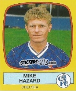 Figurina Mike Hazard - UK Football 1987-1988 - Panini