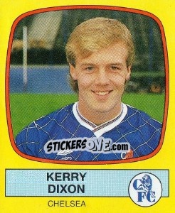 Figurina Kerry Dixon - UK Football 1987-1988 - Panini