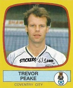 Figurina Trevor Peake - UK Football 1987-1988 - Panini