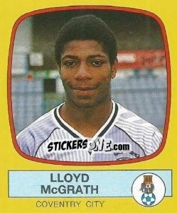 Figurina Lloyd McGrath - UK Football 1987-1988 n. 58 - Panini