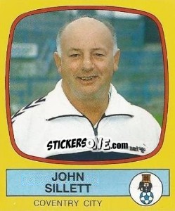 Sticker John Sillett - UK Football 1987-1988 - Panini