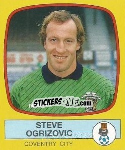 Sticker Steve Ogrizovic - UK Football 1987-1988 n. 61 - Panini