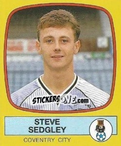 Figurina Steve Sedgley - UK Football 1987-1988 - Panini