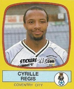 Sticker Cyrille Regis - UK Football 1987-1988 - Panini