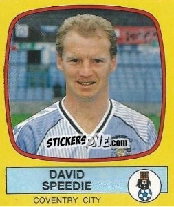 Figurina David Speedie - UK Football 1987-1988 - Panini