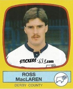 Sticker Ross MacLaren - UK Football 1987-1988 - Panini