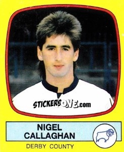 Sticker Nigel Callaghan - UK Football 1987-1988 n. 75 - Panini