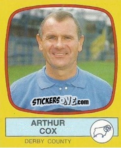 Sticker Arthur Cox - UK Football 1987-1988 n. 76 - Panini