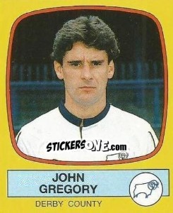 Figurina John Gregory - UK Football 1987-1988 - Panini