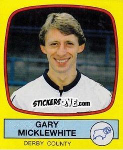 Figurina Gary Micklewhite - UK Football 1987-1988 n. 80 - Panini