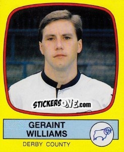 Figurina Geraint Williams - UK Football 1987-1988 n. 81 - Panini