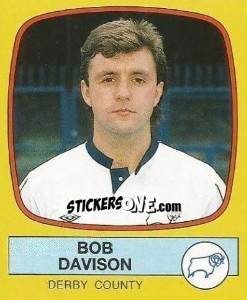 Figurina Bob Davison - UK Football 1987-1988 - Panini