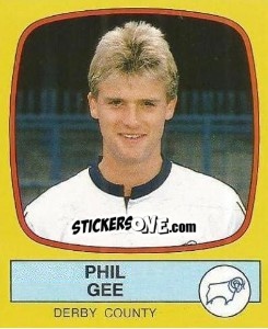 Sticker Phil Gee - UK Football 1987-1988 - Panini