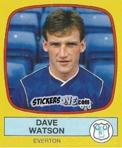 Figurina Dave Watson - UK Football 1987-1988 - Panini
