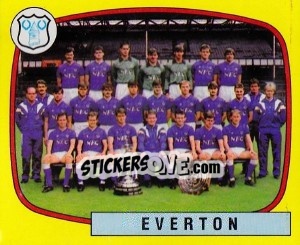 Sticker Team - UK Football 1987-1988 - Panini