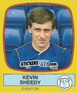 Figurina Kevin Sheedy - UK Football 1987-1988 - Panini