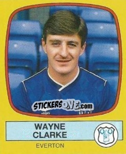 Figurina Wayne Clarke - UK Football 1987-1988 - Panini