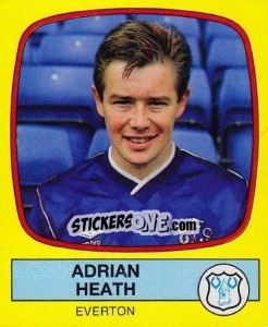 Figurina Adrian Heath - UK Football 1987-1988 - Panini
