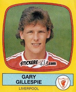 Sticker Gary Gillespie - UK Football 1987-1988 - Panini