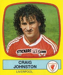 Cromo Craig Johnston - UK Football 1987-1988 - Panini