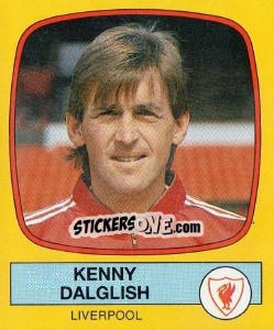 Sticker Kenny Dalglish - UK Football 1987-1988 - Panini