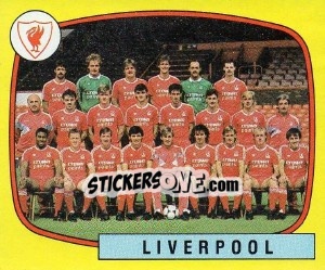 Sticker Team - UK Football 1987-1988 - Panini