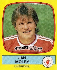 Figurina Jan Molby - UK Football 1987-1988 - Panini