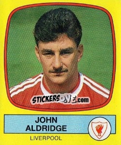 Sticker John Aldridge - UK Football 1987-1988 - Panini