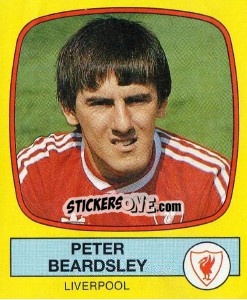 Sticker Peter Beardsley - UK Football 1987-1988 - Panini