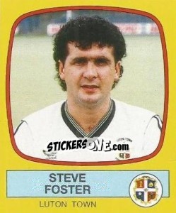 Figurina Steve Foster - UK Football 1987-1988 - Panini