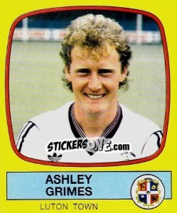 Figurina Ashley Grimes - UK Football 1987-1988 - Panini