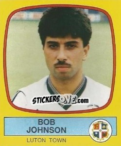 Sticker Bob Johnson - UK Football 1987-1988 - Panini