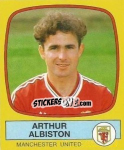 Sticker Arthur Albiston - UK Football 1987-1988 - Panini