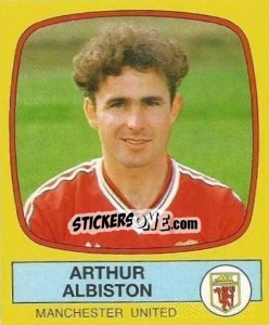 Cromo Arthur Albiston - UK Football 1987-1988 n. 134 - Panini