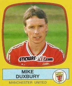 Figurina Mike Duxbury - UK Football 1987-1988 n. 135 - Panini