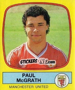 Cromo Paul McGrath - UK Football 1987-1988 - Panini