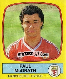 Sticker Paul McGrath - UK Football 1987-1988 n. 136 - Panini