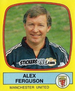 Sticker Alex Ferguson - UK Football 1987-1988 n. 140 - Panini