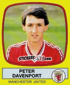 Figurina Peter Davenport - UK Football 1987-1988 - Panini