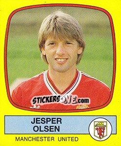 Figurina Jesper Olsen - UK Football 1987-1988 - Panini