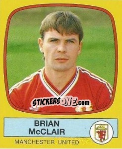 Figurina Brian McClair - UK Football 1987-1988 - Panini