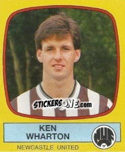 Figurina Ken Wharton - UK Football 1987-1988 - Panini