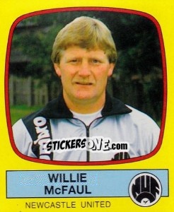Figurina Willie McFaul - UK Football 1987-1988 - Panini