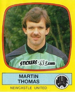 Figurina Martin Thomas - UK Football 1987-1988 - Panini