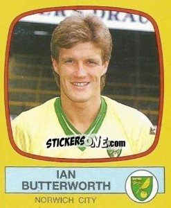 Sticker Ian Butterworth - UK Football 1987-1988 n. 168 - Panini