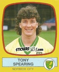 Figurina Tony Spearing - UK Football 1987-1988 - Panini