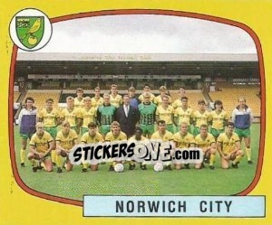 Sticker Team - UK Football 1987-1988 - Panini