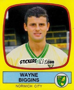 Cromo Wayne Biggins - UK Football 1987-1988 n. 177 - Panini