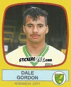 Figurina Dale Gordon - UK Football 1987-1988 - Panini