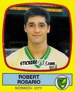 Cromo Robert Rosario - UK Football 1987-1988 n. 180 - Panini